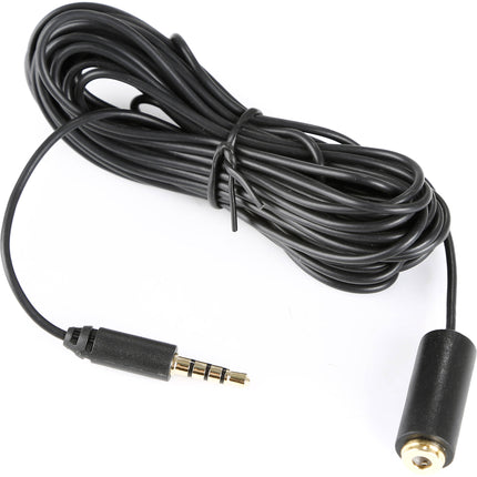 Movo Photo PM10EC6 Cable Extensor Micrófono 3.5mm TRRS 6m para Smartphones