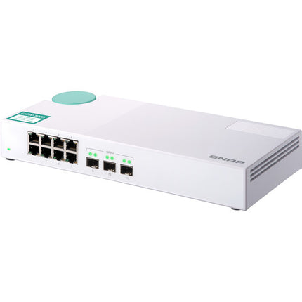 QNAP QSW-308S Switch de Red 8 Puertos Gigabit 3 Puertos 10Gbps SFP+
