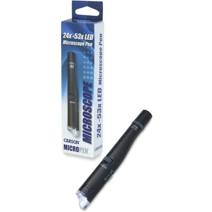 Carson MicroPen Lupa con Iluminación LED y Aumentos 24-53x