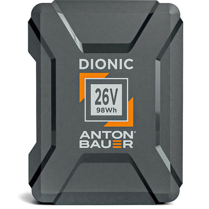 Anton Bauer Dionic 98Wh 26V Batería Gold Mount Plus Pantalla LCD