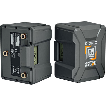 Anton Bauer Dionic 240Wh 26V Batería con Mount Plus y Pantalla LCD