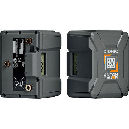Anton Bauer Dionic 240Wh 26V Batería con Mount Plus y Pantalla LCD
