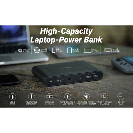 omnicharge Omni Mobile Power Bank 25600mAh Carga Inalámbrica 72W