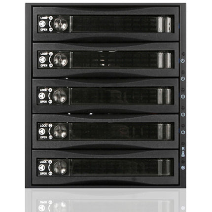iStarUSA BPU-350HD Bastidor Hot-Swap 5 Bahías 12 Gb/s Negro