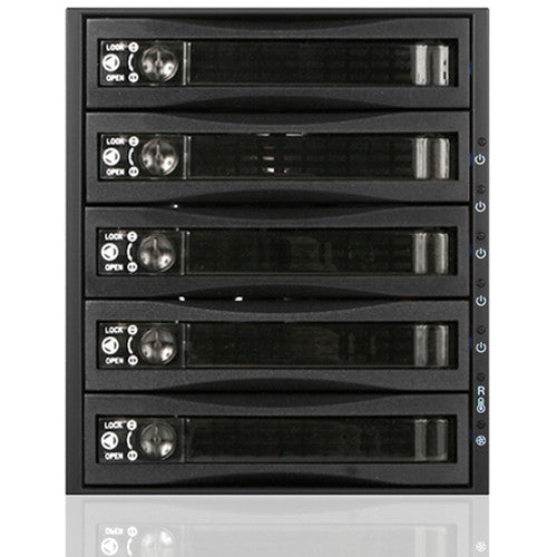 iStarUSA BPU-350HD Bastidor Hot-Swap 5 Bahías 12 Gb/s Negro