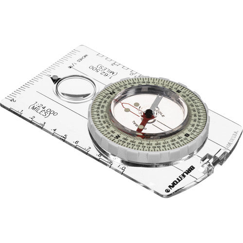 Brunton 8010 Classic Brújula de Mapas con Azimut Luminoso y Resolución 2°