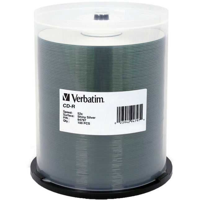 Verbatim CD-R Disco Grabable 700MB 52X Paquete de 100