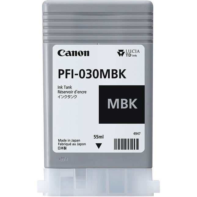 Canon PFI-030 Tanque de Tinta Negro Mate 55mL para TM-240 TM-340