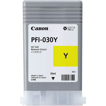 Canon PFI-030 Cartucho de Tinta Amarilla 55mL para TM-240 TM-340 TA-20 TA-30