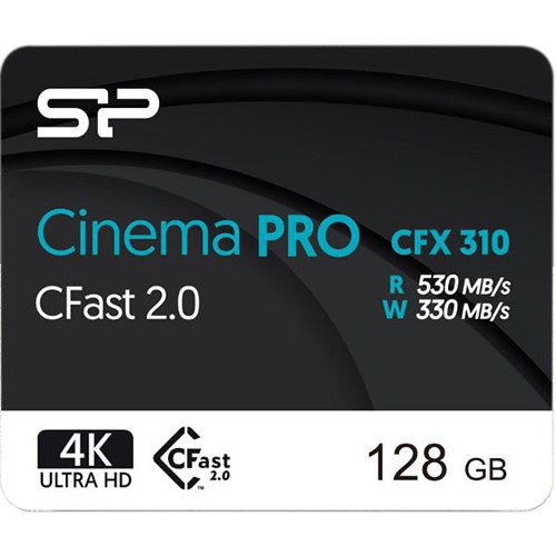 Silicon Power Cinema PRO CFX 310 Memoria cFAST 2.0 128GB 530MBs Lectura 330MBs Escritura