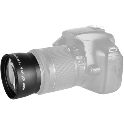 Objetivo Vivitar 55mm Teleobjetivo 2.2x Multicoated Vidrio 62mm Filtro