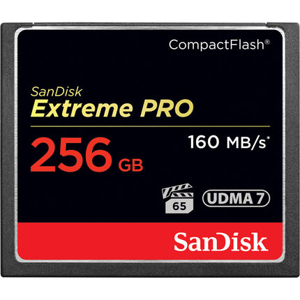 SanDisk Extreme Pro Tarjeta de Memoria CompactFlash 256GB 160MBs