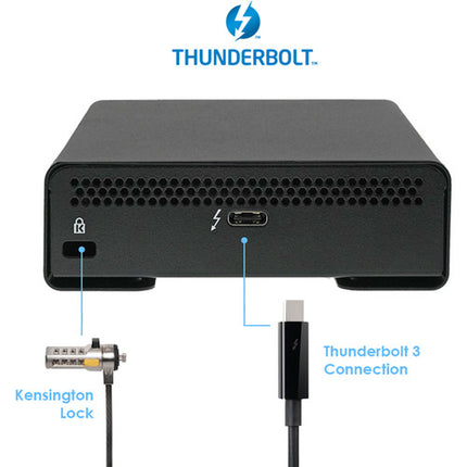 Atech Flash Technology Blackjet TX-1CXQ Lector de Tarjetas CFexpress Tipo B XQD Thunderbolt 3 1700 MB/s con Cable y Adaptador