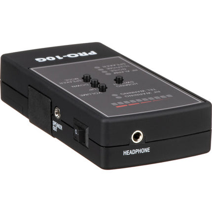 KJB Security Products PRO-10G Detector de GPS y Teléfono Rango 40 pies Auriculares incluidos