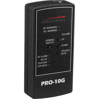 KJB Security Products PRO-10G Detector de Espionaje Multicanal 40ft Alcance