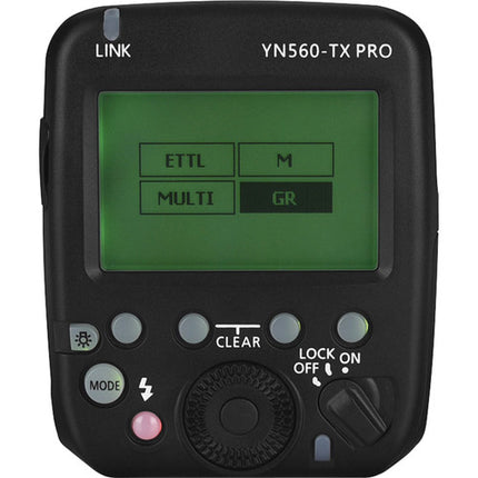 Yongnuo YN560-TX PRO Controlador de Flash para Canon 2.4 GHz Alcance 100 m 16 Canales