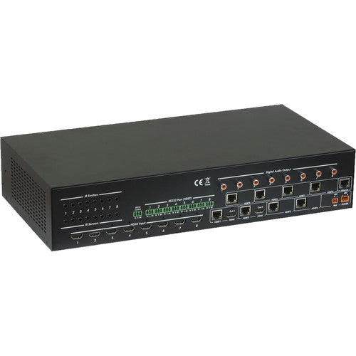 MuxLab HDMI 8x8 Matriz Switch con Salidas HDBaseT 4096x2160 60Hz Control IR