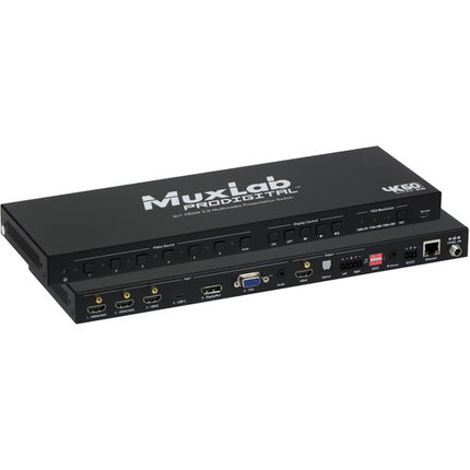MuxLab 6x1 HDMI 2.0 Switch Presentación Multimedia UHD 4K60 3 HDMI Inputs