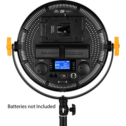 Genaray Mini Moon 11" Luz LED Bicolor Suave 3200-5600K 120° Haz