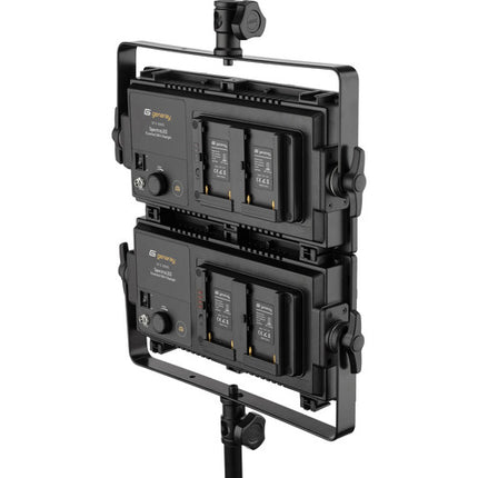 Genaray Spectro LED Essential 500IID Panel LED Luz Día Kit 2 Unidades 3880 Lux 5600K