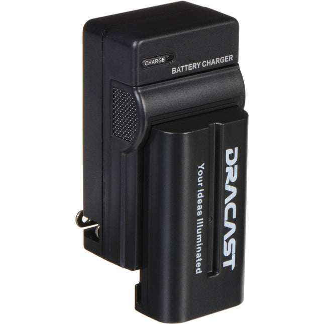 Dracast Kit de Batería NP-F 2200mAh y Cargador Litio Ion