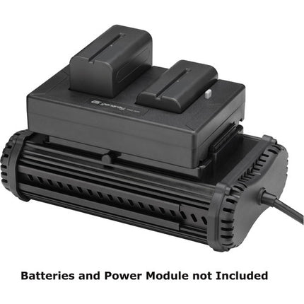 Genaray VM2-NPF Adaptador para dos baterías NP-F a V-Mount 70W