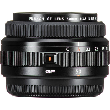 FUJIFILM GF 50mm f/3.5 R LM WR Lente Montura G 40mm Apertura f3.5 a f32