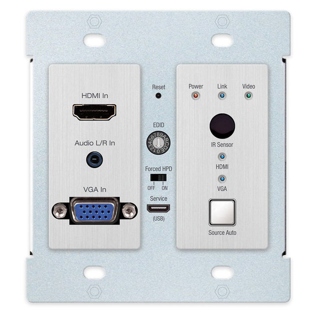 Key Digital 2x1 Switcher HDMI VGA 4K HDBaseT PoH 131' extensión señal