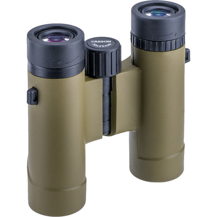 Carson 10x25 Stinger Prismáticos Compactos con Lente BK7 y Estuche