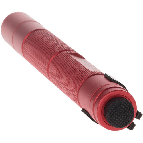 Nightstick MT-100 Mini-TAC linterna LED 100 lúmenes aluminio AAA roja