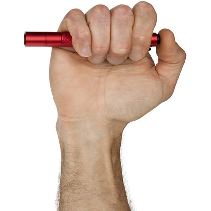 Nightstick MT-100 Mini-TAC linterna LED 100 lúmenes aluminio AAA roja