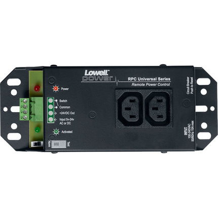 Lowell Manufacturing RPC-15-U Control Remoto de Energía con 2 Salidas IEC C13 15A 100-240V