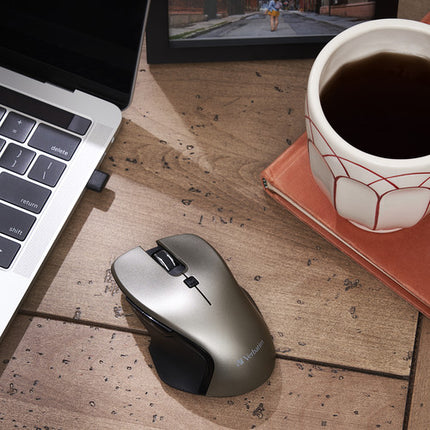 Verbatim Mouse Inalámbrico Azul USB Tipo-C 1600 DPI 2.4 GHz