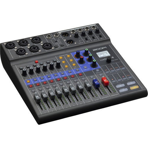 Zoom LiveTrak L-8 Mezclador Digital Portátil 8 Canales 6 Entradas XLR Multitrack Recorder