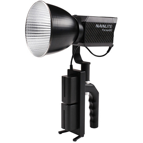 Nanlite Forza 60 Grip de Batería para 2x NP-F750 1 Hora Autonomía
