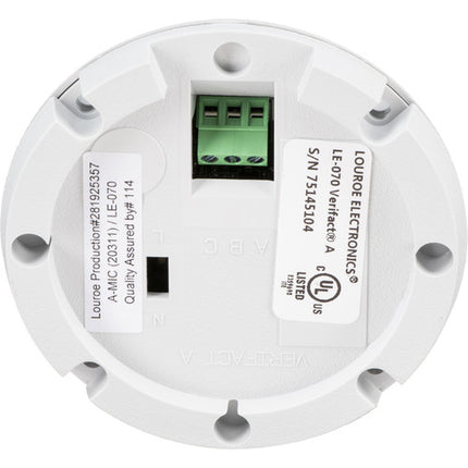 Louroe ASK4-101 Kit de Monitoreo de Audio Micrófono Verifact A y Base APR-1