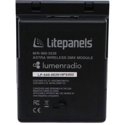 Litepanels Astra Módulo DMX Inalámbrico Protocolo Lumen Radio RJ45
