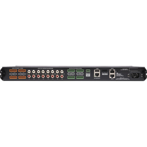 QSC MP-M80 mezclador procesador audio 8 entradas 8 zonas salida