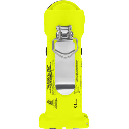 Nightstick INTRANT Linterna Recargable Dual Ángulo 205 Lúmenes IP67 con Base de Carga y Porta Pilas AA