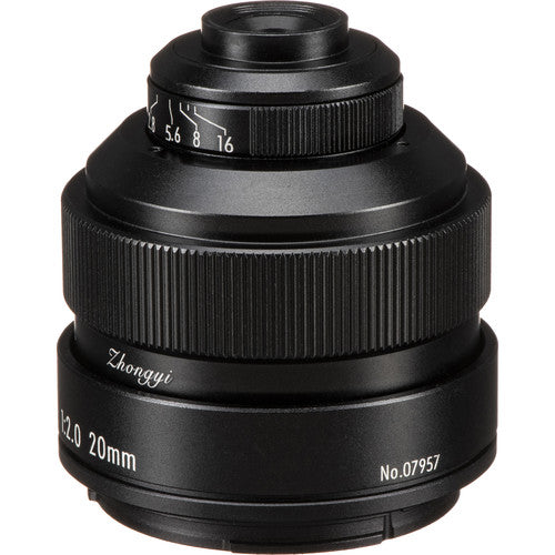 Mitakon Zhongyi 20mm f2 Lente Super Macro 4.5x para Canon EF