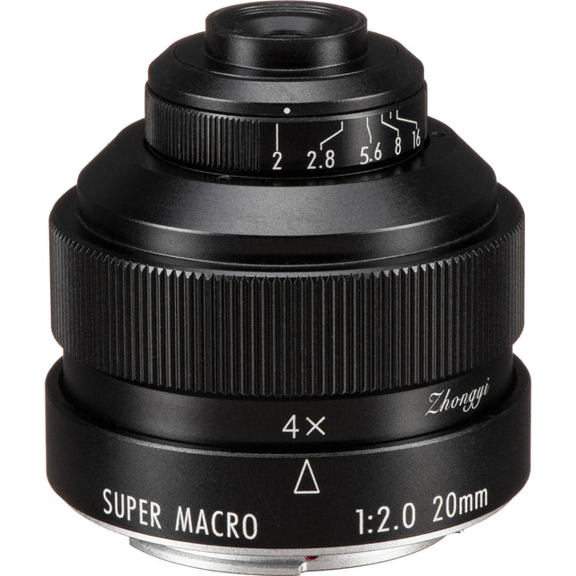 Mitakon Zhongyi 20mm f/2 Lente Super Macro 4.5x para Nikon F Mount
