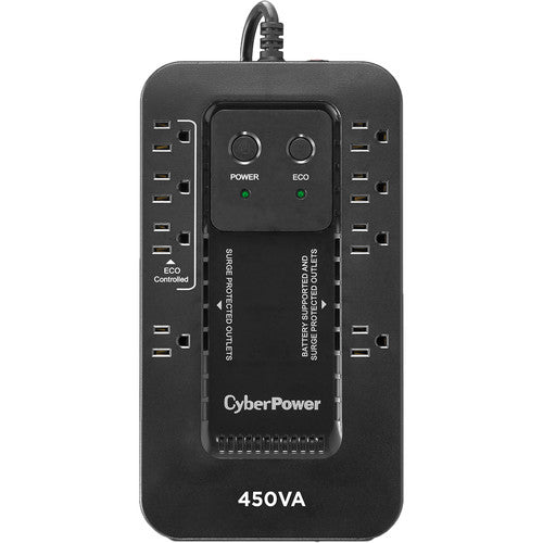 CyberPower EC450G Ecologic UPS 450VA 260W 8 Salidas con Cable USB