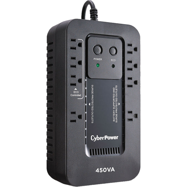 CyberPower EC450G Ecologic UPS 450VA 260W 8 Salidas con Cable USB