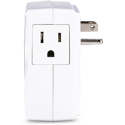 CyberPower P2WU Protector de Sobretensión 2 Tomas 3 Puertos USB Blanco 500 Julios