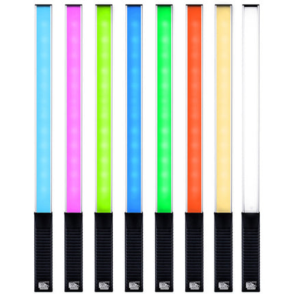 DigitalFoto Solution Limited Q805A Tubo LED RGB 385 Lux 3000-5750K con Control Remoto Inalámbrico