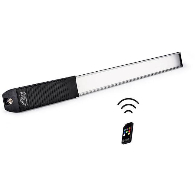 DigitalFoto Solution Limited Q805A Tubo LED RGB 385 Lux 3000-5750K con Control Remoto Inalámbrico