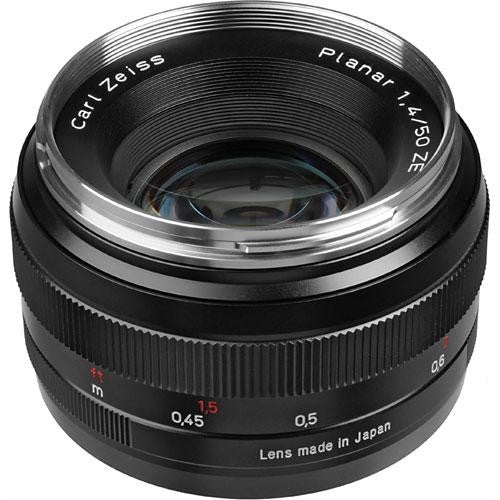 ZEISS Planar T* 50mm f/1.4 ZE Lente para Canon EF montura EF sin enfoque automático