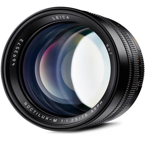 Leica Noctilux-M 75mm f/1.25 ASPH Lente Full Frame con Parasol Extensible