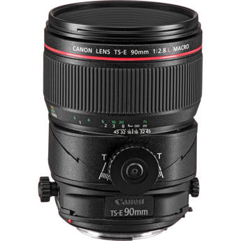 Canon TS-E 90mm f/2.8L Macro Tilt-Shift Lente f/2.8–f/45 Precisión Tilt-Shift