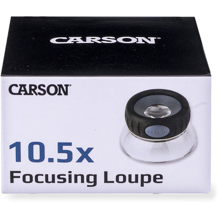 Carson LumiLoupe Plus lupa de aumento con soporte 10.5x diámetro 1 pulgada base transparente